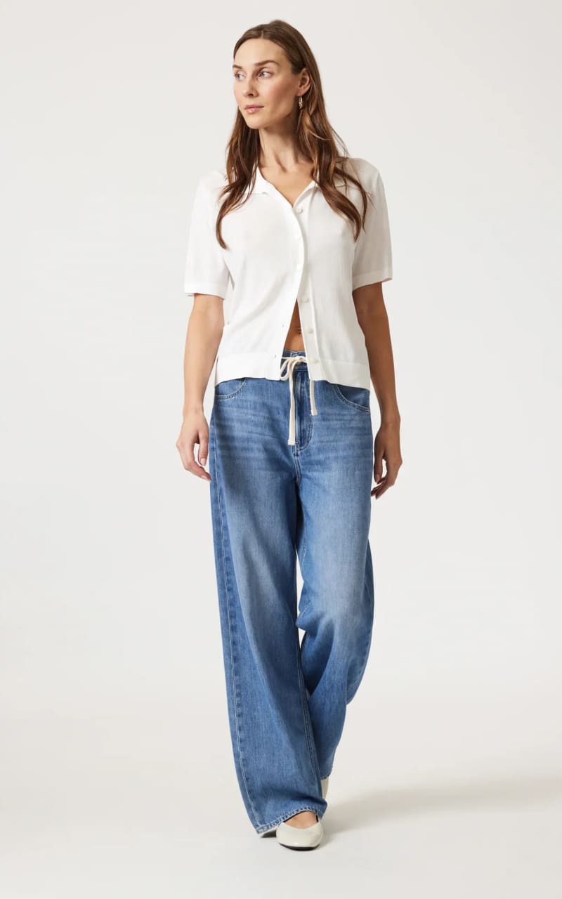 High Rise Wide Leg Jean