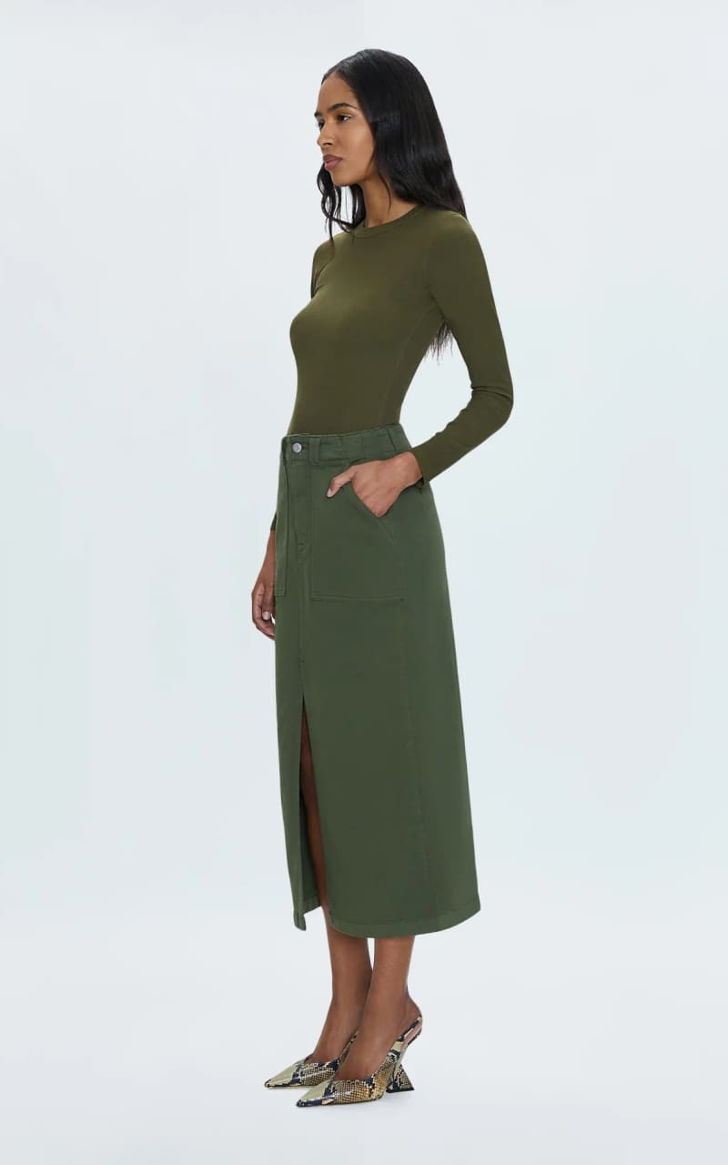 High Rise Utility Skirt in Admiral
