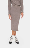 Skirt in Iron Melange