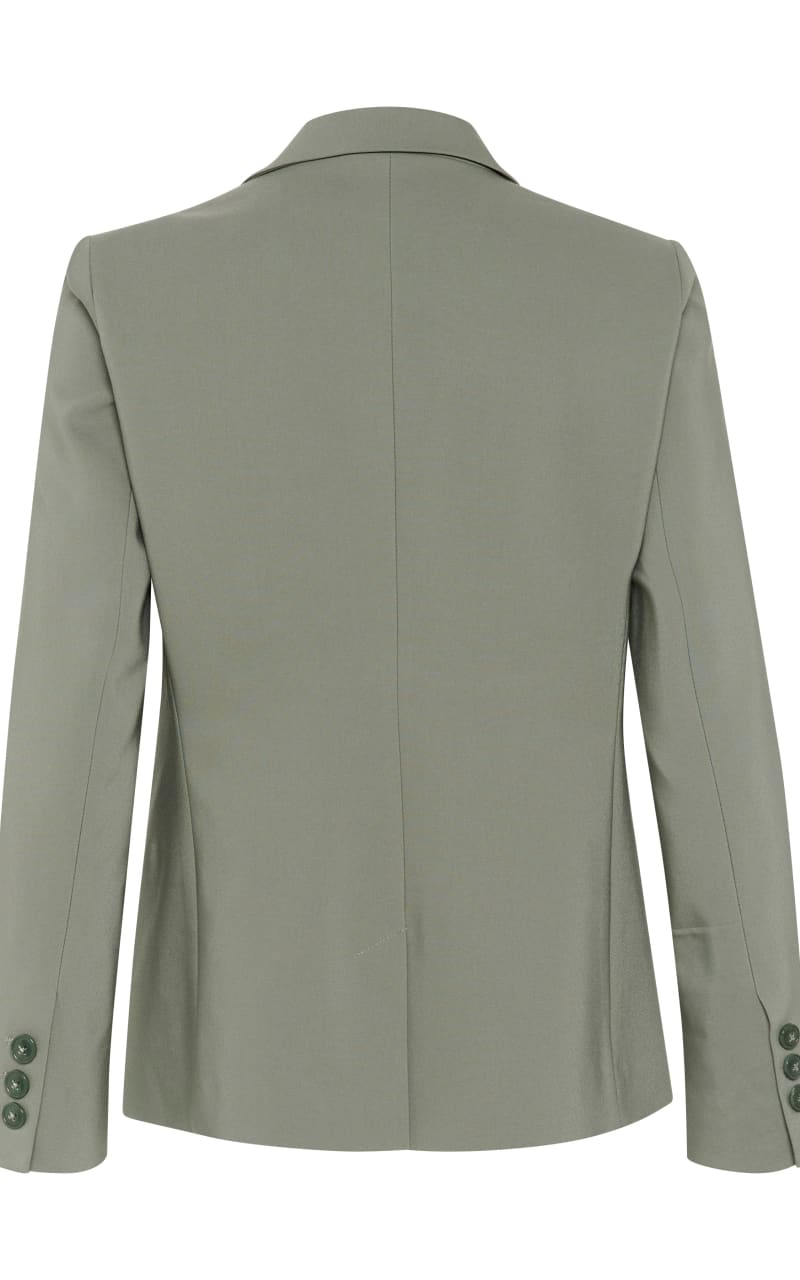 Classic Short Blazer in Agave Green