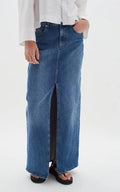 Denim Maxi Skirt