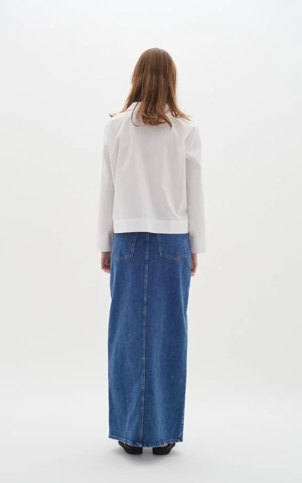 Denim Maxi Skirt