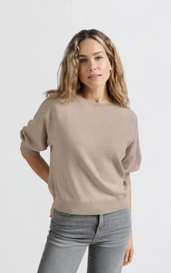 Crew Neck Sweater with Sleeves