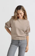 Crew Neck Sweater with Sleeves