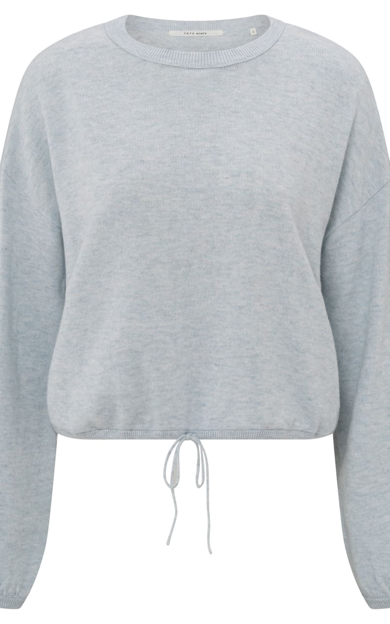 Loose Sweater with Corded Hem